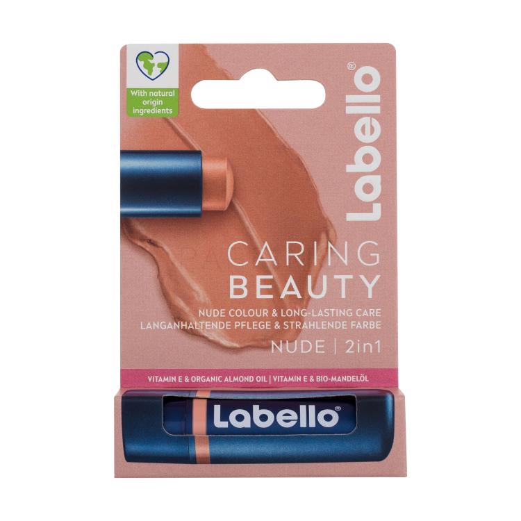 Labello Caring Beauty Balsam de buze pentru femei 4,8 g Nuanţă Nude