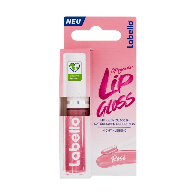 Labello Pflegender Lip Gloss Ulei de buze pentru femei 5,5 ml Nuanţă Rosé