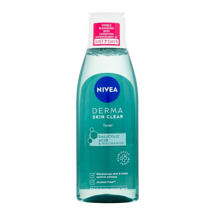 Nivea Derma Skin Clear Toner Loțiuni și ape termale pentru femei 200 ml