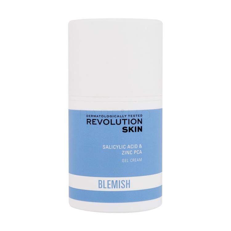 Revolution Skincare Blemish Salicylic Acid &amp; Zinc PCA Gel Cream Cremă de zi pentru femei 50 ml