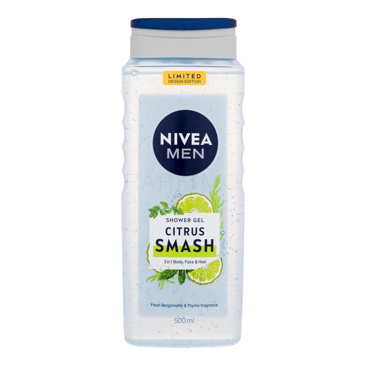 Nivea Men Citrus Smash Shower Gel Gel de duș pentru bărbați 500 ml