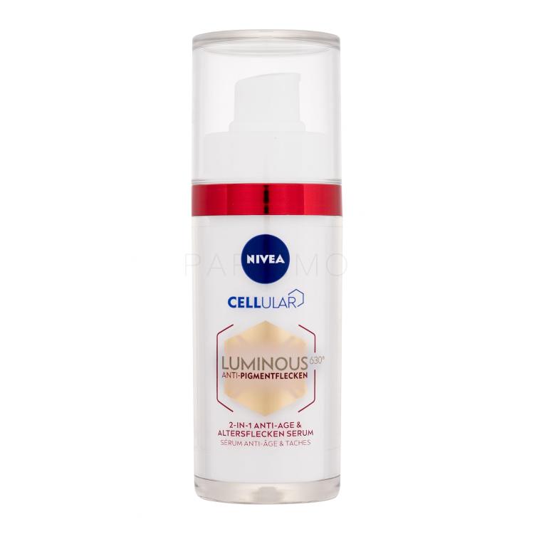 Nivea Luminous 630 Antispot Anti-Age &amp; Spot Serum Ser facial pentru femei 30 ml