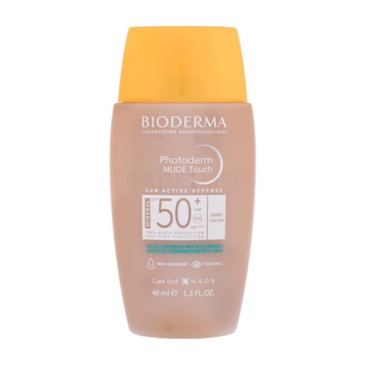 BIODERMA Photoderm Nude Touch Mineral SPF50+ Pentru ten 40 ml Nuanţă Golden