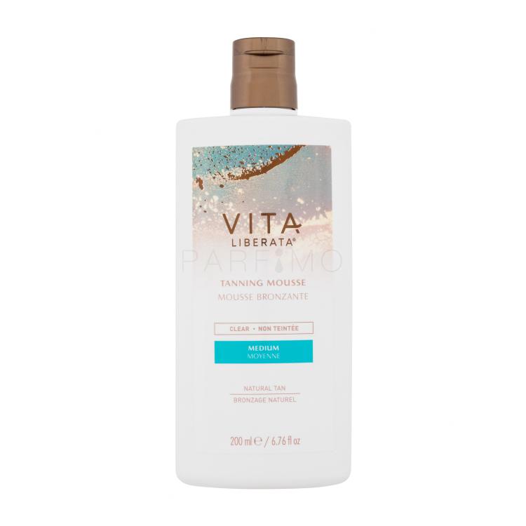 Vita Liberata Tanning Mousse Clear Autobronzant pentru femei 200 ml Nuanţă Medium Cutie cu defect