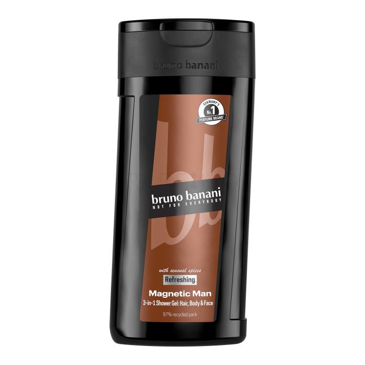 Bruno Banani Magnetic Man Gel de duș pentru bărbați 250 ml