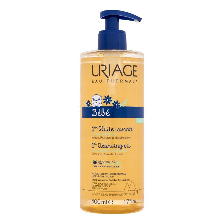 Uriage Bébé 1st Cleansing Oil Ulei de duș pentru copii 500 ml