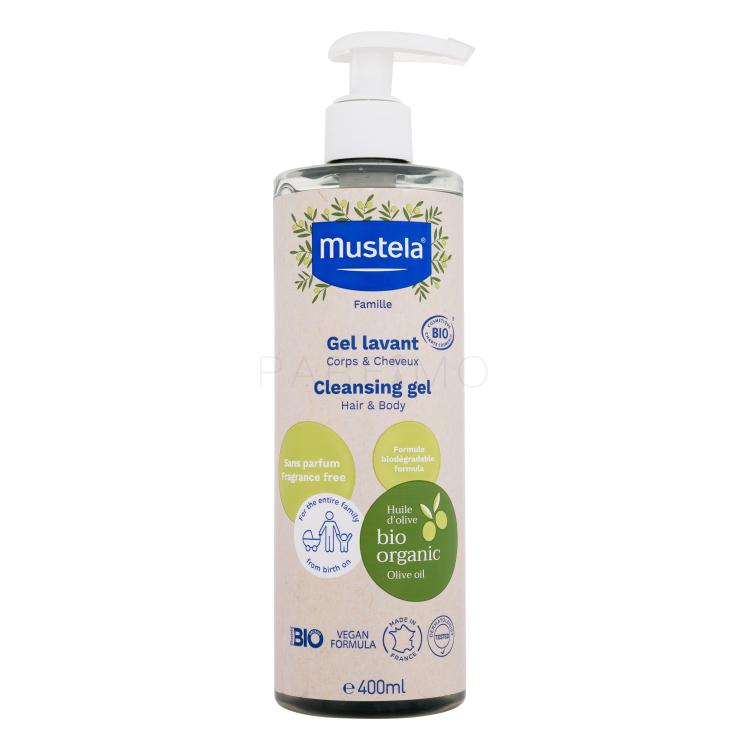 Mustela Bio Cleansing Gel Gel de duș 400 ml