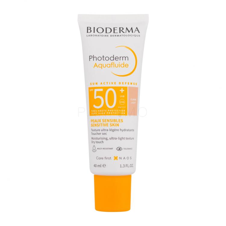 BIODERMA Photoderm Aquafluid Tinted SPF50+ Pentru ten 40 ml Nuanţă Light