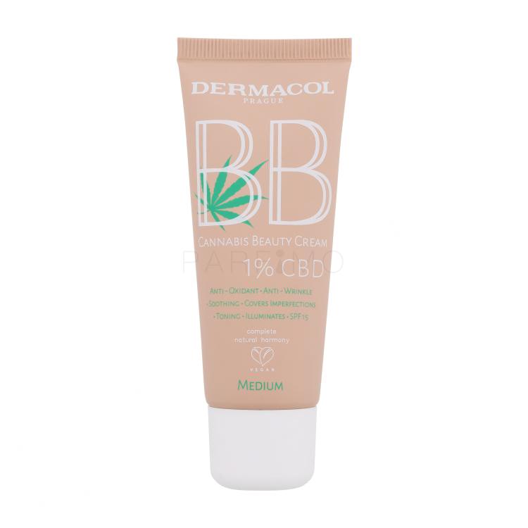 Dermacol BB Cream Cannabis Beauty Cream SPF15 Cremă BB pentru femei 30 ml Nuanţă 2 Medium