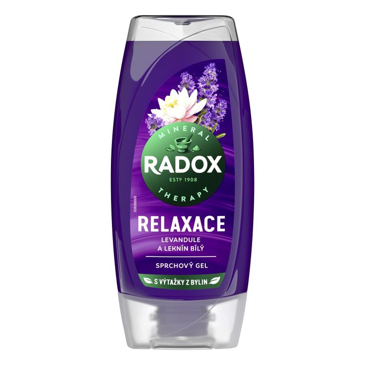 Radox Relaxation Lavender And Waterlily Shower Gel Gel de duș pentru femei 225 ml