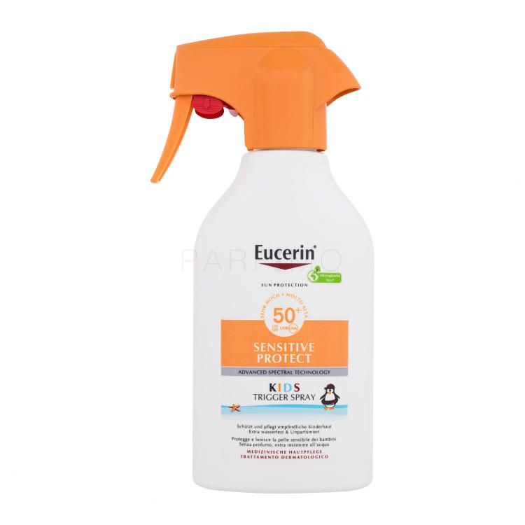 Eucerin Sun Kids Sensitive Protect Sun Spray SPF50+ Pentru corp pentru copii 250 ml