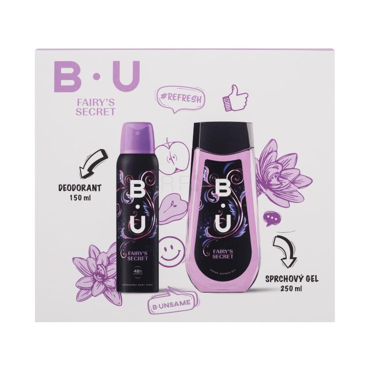 B.U. Fairy´s Secret Set cadou Deodorant 150 ml + gel de duș 250 ml