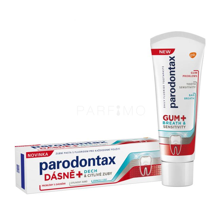 Parodontax Gum+ Breath &amp; Sensitivity Pastă de dinți 75 ml