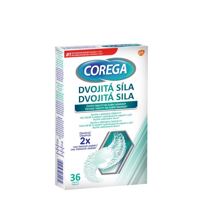 Corega Tabs Double Strength Tablete și soluții de curățare Set