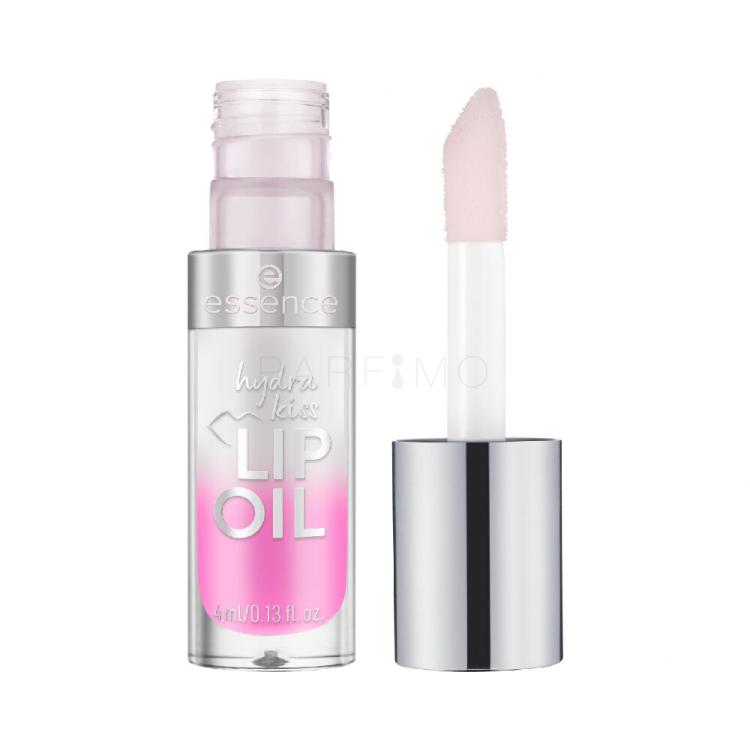 Essence Hydra Kiss Lip Oil Ulei de buze pentru femei 4 ml Nuanţă 01 Kiss From A Rose