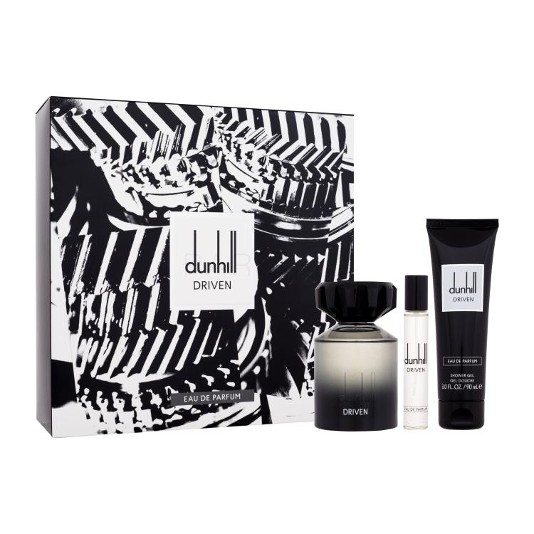 Dunhill Driven Set cadou Apă de parfum 100 ml + gel de duș 90 ml + apă de parfum 15 ml