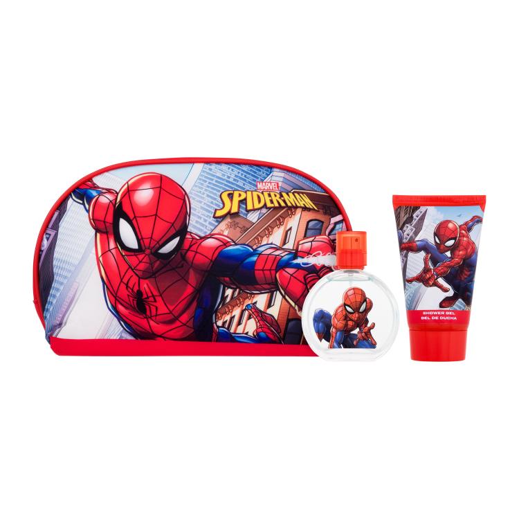 Marvel Spiderman Set Set cadou Apă de toaletă 50 ml + gel de duș 100 ml + geantă de cosmetice