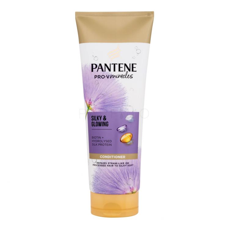 Pantene PRO-V Miracles Silky &amp; Glowing Conditioner Balsam de păr pentru femei 200 ml