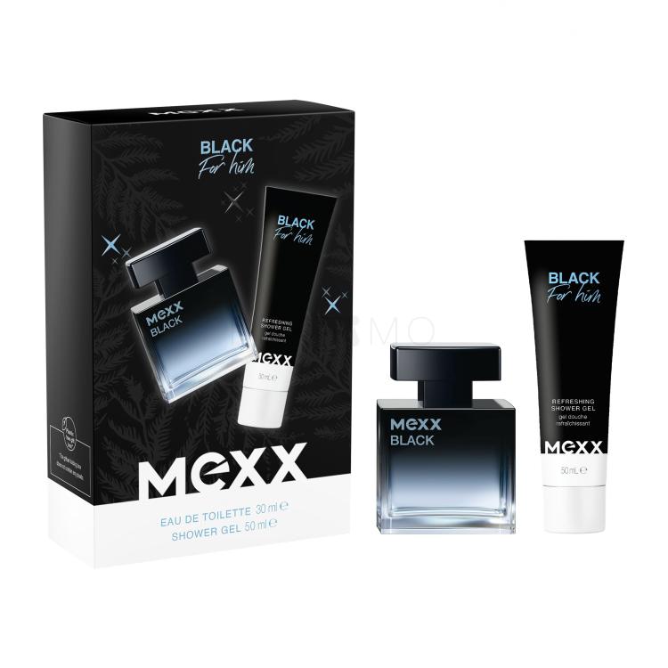 Mexx Black Man Set cadou Apă de toaletă 30 ml + gel de duș 50 ml