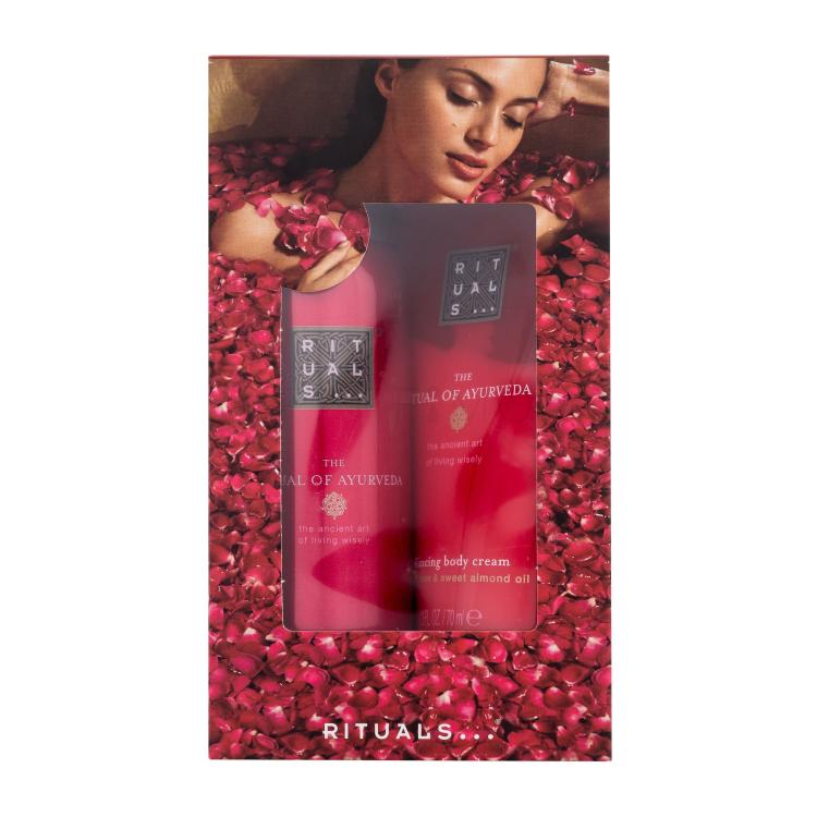 Rituals The Ritual Of Ayurveda Set cadou Cremă de corp Balancing Body Cream 70 ml + gel de duș Harmoning Foaming Shower Gel 50 ml