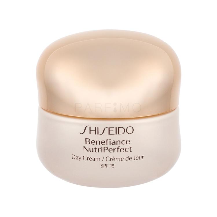 Shiseido Benefiance NutriPerfect SPF15 Cremă de zi pentru femei 50 ml Cutie cu defect