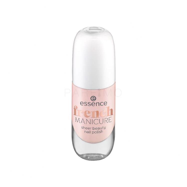 Essence French Manicure Sheer Beauty Nail Polish Lac de unghii pentru femei 8 ml Nuanţă 01 Peach Please!