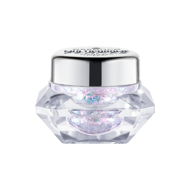 Essence Multichrome Flakes Eyeshadow Topper Fard de pleoape pentru femei 2 g Nuanţă 01 Galactic Vibes