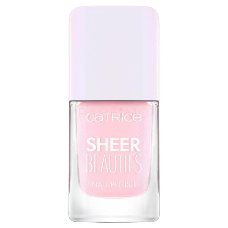 Catrice Sheer Beauties Nail Polish Lac de unghii pentru femei 10,5 ml Nuanţă 040 Fluffy Cotton Candy