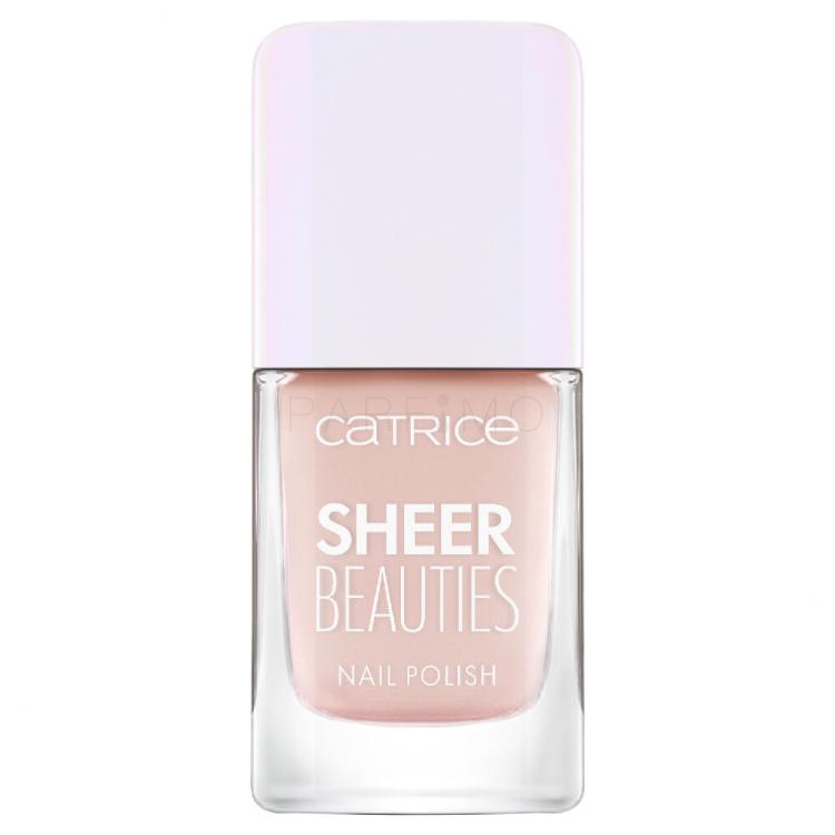 Catrice Sheer Beauties Nail Polish Lac de unghii pentru femei 10,5 ml Nuanţă 020 Roses Are Rosy