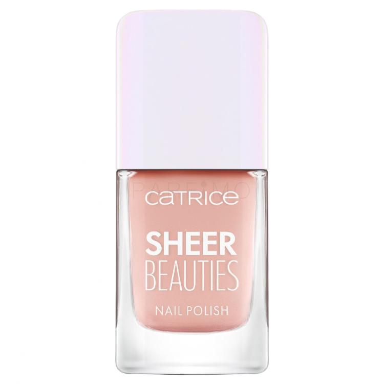 Catrice Sheer Beauties Nail Polish Lac de unghii pentru femei 10,5 ml Nuanţă 070 Nudie Beautie