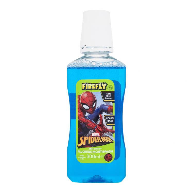 Marvel Spiderman Firefly Anti-Cavity Fluoride Mouthwash Apă de gură pentru copii 300 ml