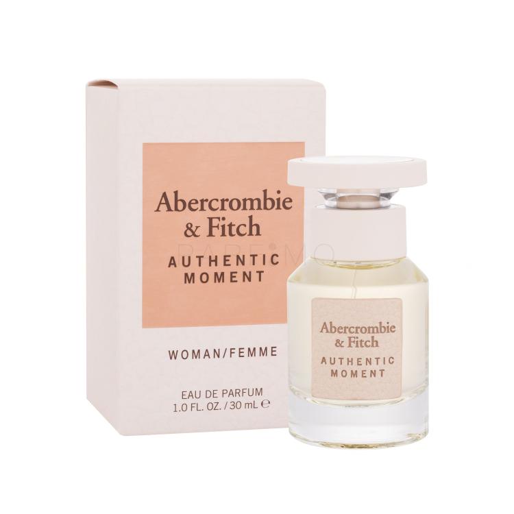 Abercrombie &amp; Fitch Authentic Moment Apă de parfum pentru femei 30 ml Cutie cu defect