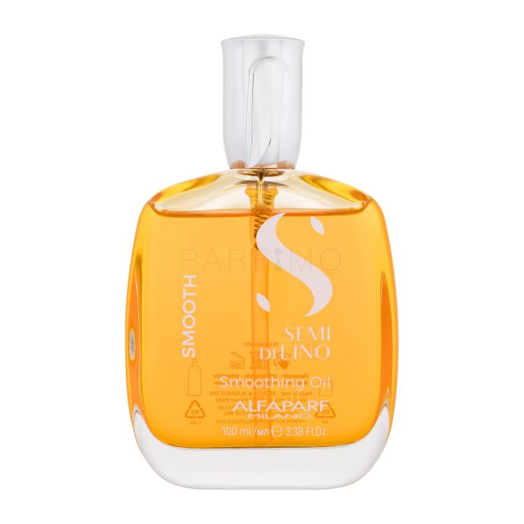 ALFAPARF MILANO Semi Di Lino Smooth Smoothing Oil Ulei de păr pentru femei 100 ml