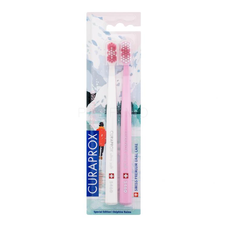 Curaprox 5460 Ultra Soft Duo Winter Pink Edition Periuțe de dinți Set