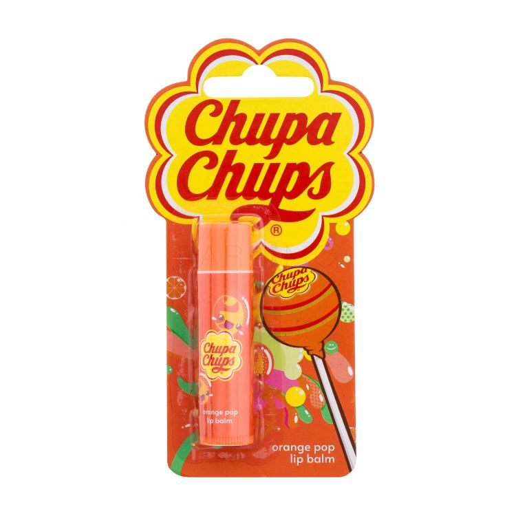 Chupa Chups Lip Balm Orange Pop Balsam de buze pentru copii 4 g