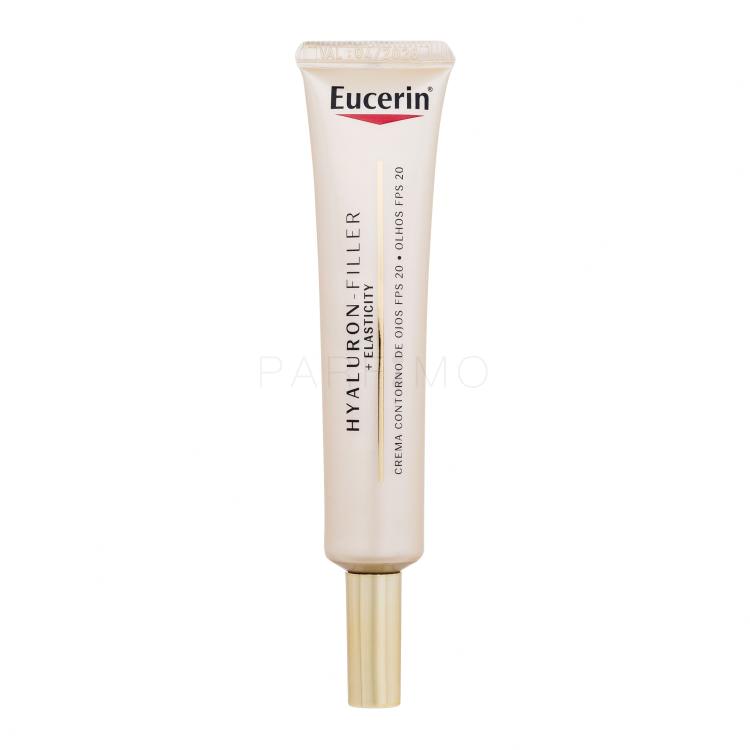 Eucerin Hyaluron-Filler + Elasticity SPF20 Cremă de ochi pentru femei 15 ml