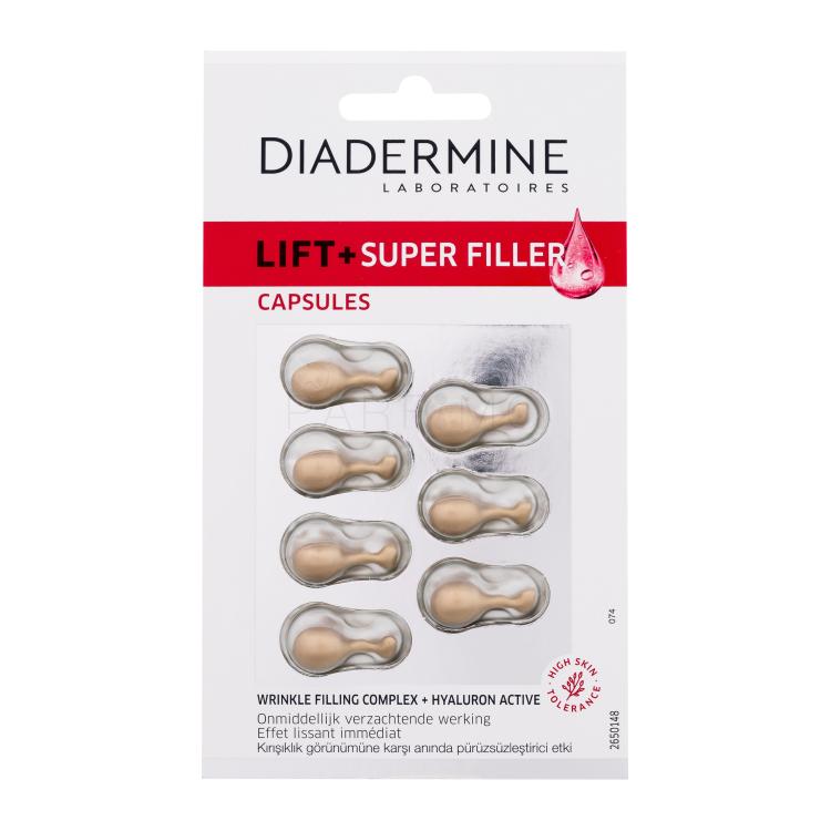 Diadermine Lift+ Super Filler Capsules Ser facial pentru femei 7 buc