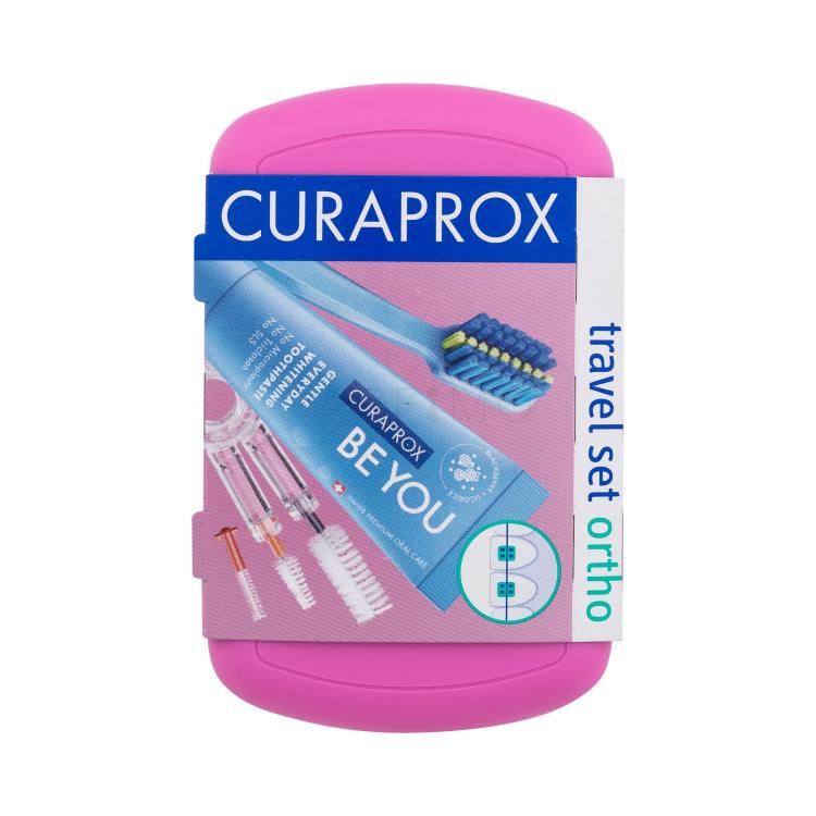 Curaprox Travel Ortho Pink Periuțe de dinți Set