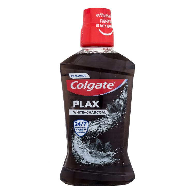 Colgate Plax White + Charcoal Apă de gură 500 ml