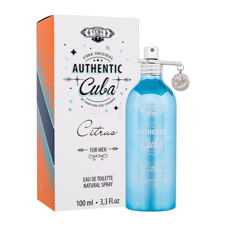 Cuba Authentic Citrus Apă de toaletă pentru bărbați 100 ml