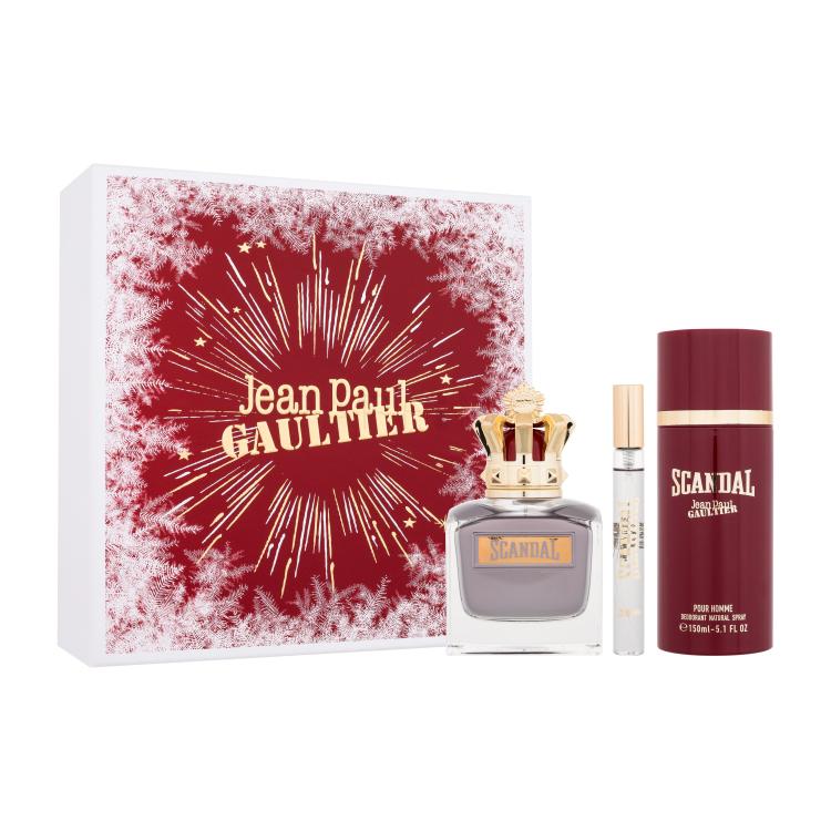 Jean Paul Gaultier Scandal Set cadou Apă de toaletă 100 ml + deodorant 150 ml + apă de toaletă 10 ml