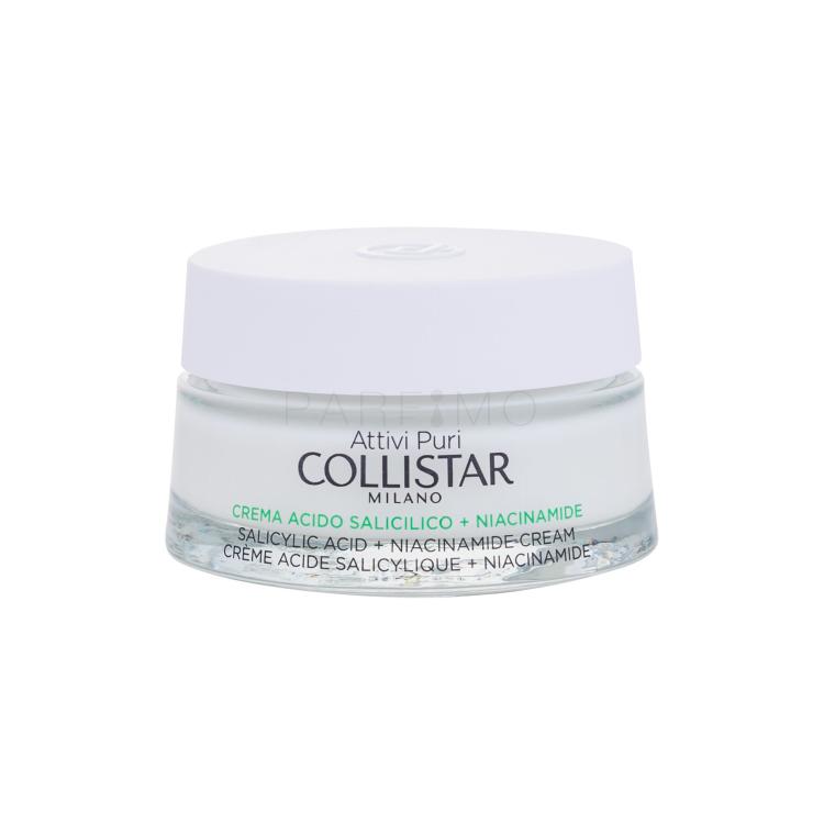 Collistar Pure Actives (Attivi Puri) Salicylic Acid + Niacinamide Cream Cremă de zi pentru femei 50 ml