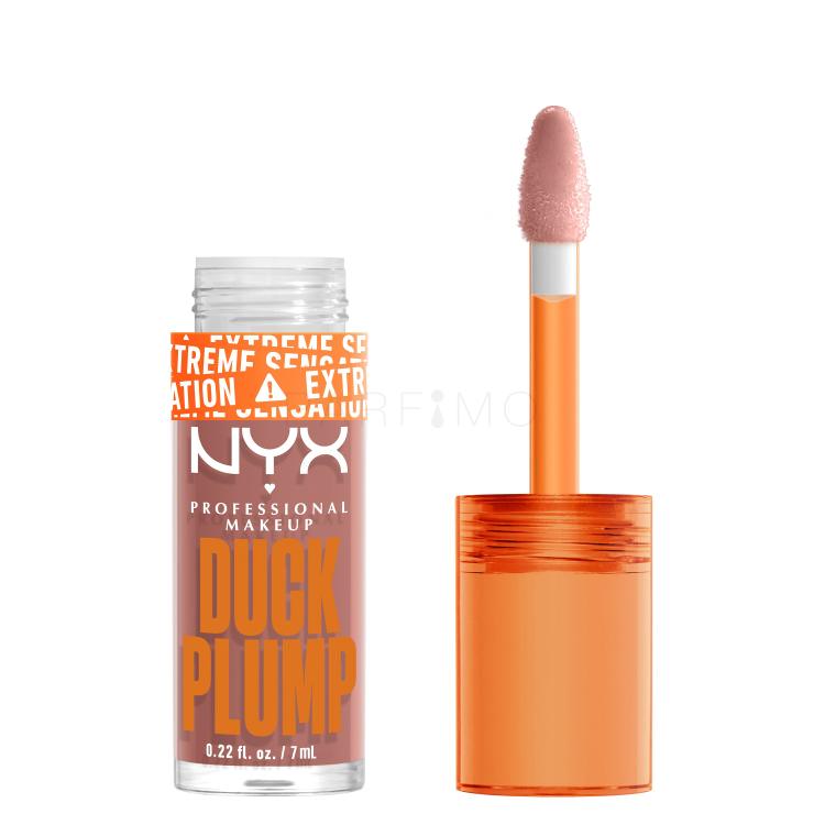 NYX Professional Makeup Duck Plump Luciu de buze pentru femei 6,8 ml Nuanţă 02 Banging Bare