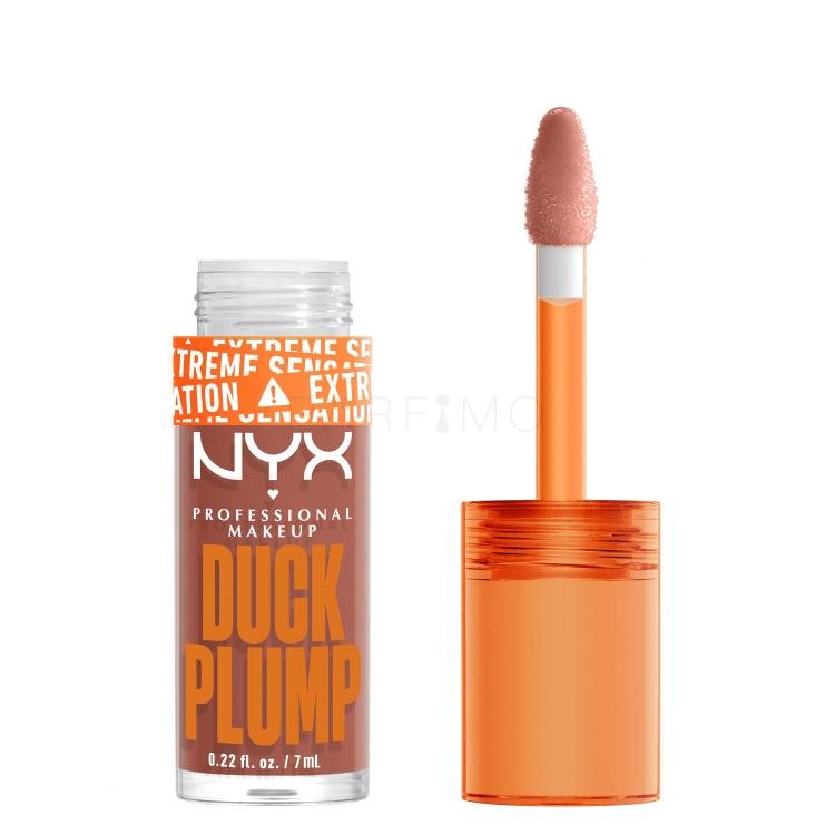 NYX Professional Makeup Duck Plump Luciu de buze pentru femei 6,8 ml Nuanţă 04 Apri Caught