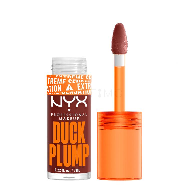 NYX Professional Makeup Duck Plump Luciu de buze pentru femei 6,8 ml Nuanţă 16 Wine Not