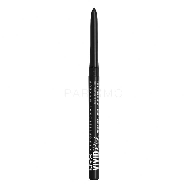 NYX Professional Makeup Vivid Rich Mechanical Liner Creion de ochi pentru femei 0,28 g Nuanţă 16 Always Onyx