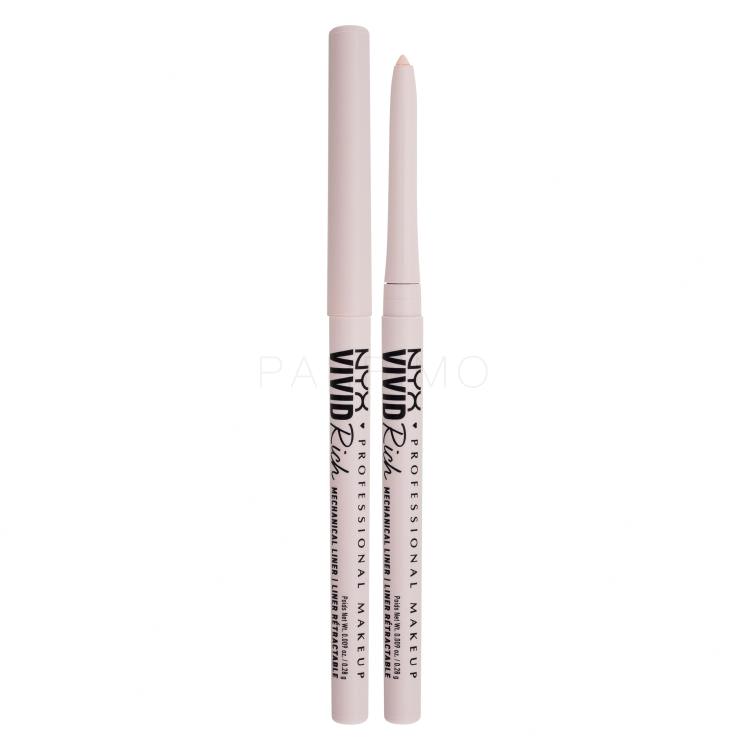 NYX Professional Makeup Vivid Rich Mechanical Liner Creion de ochi pentru femei 0,28 g Nuanţă 02 Quartz Que