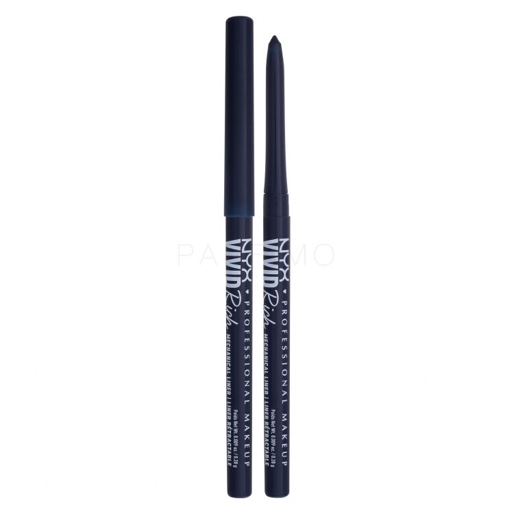 NYX Professional Makeup Vivid Rich Mechanical Liner Creion de ochi pentru femei 0,28 g Nuanţă 14 Saphire Bling