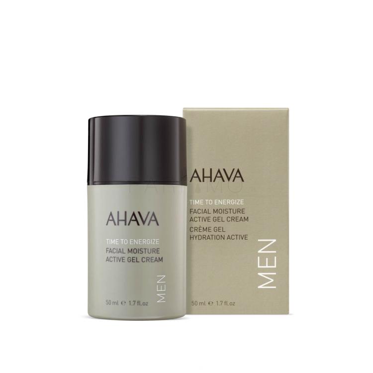 AHAVA Men Time To Energize Facial Moisture Active Gel Cream Cremă de zi pentru bărbați 50 ml