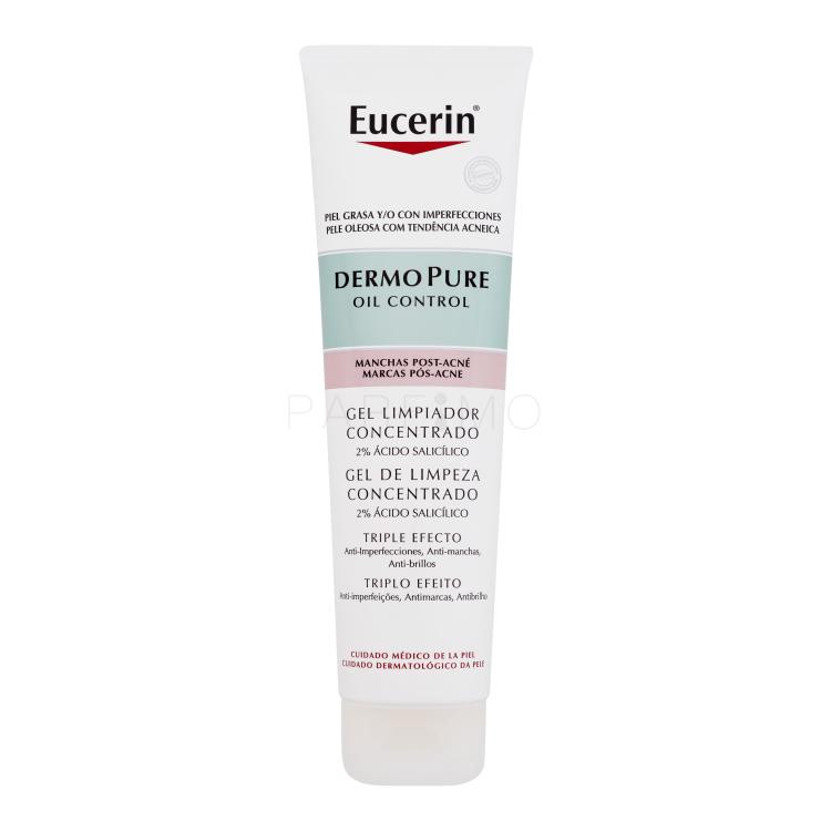 Eucerin DermoPure Triple Effect Cleansing Gel Gel demachiant pentru femei 150 ml